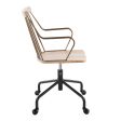 Preston - Farmhouse Adjustable Office Chair Hot on Sale