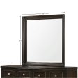 Merlot - Square Mirror - Mahogany Online Sale