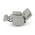 Wide - Faux Leather Manual Swivel Standard Recliner Supply