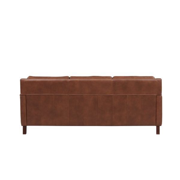 Ashby - Leather Sofa - Pecan For Sale