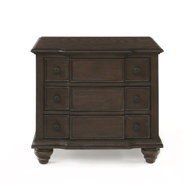 Baudouin - Weathered Nightstand - Oak Online