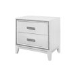 Almera - Glitter Nightstand - White Online Hot Sale