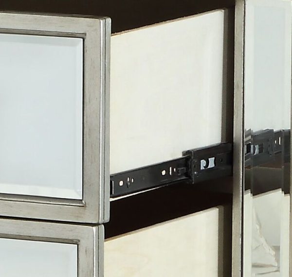 Varian - Mirrored Dresser - Silver Online Sale