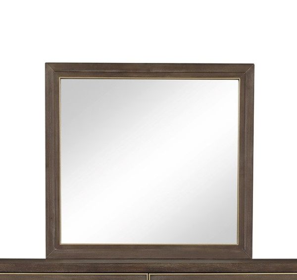 Tango - Mirror - Sandblasted Walnut Online now