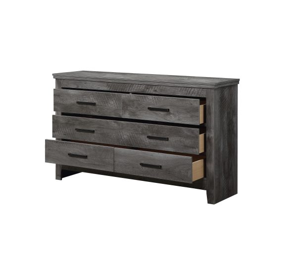 Vidalia - Rustic Dresser - Gray   Oak Fashion