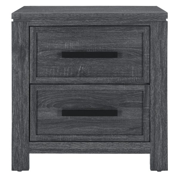 Aya - Nightstand - Dark Gray For Cheap