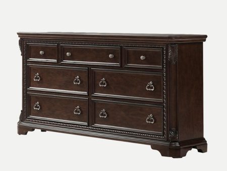 7 Drawer Dresser - Mahogany Online Hot Sale