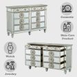 Varian - Mirrored Dresser - Silver Online Sale