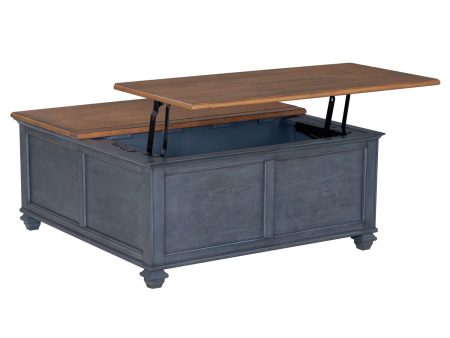 Americana - Lift-Top Coffee Table - Blue on Sale