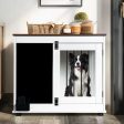 Doodle - Dog Cage, Kennel With 2 Doors, Dog Crate Interior Furniture, Heavy Duty Wooden Dog Cage For Medium And Small Dogs - White Online Sale