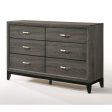 Valdemar - Weathered Dresser - Gray Online Sale