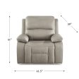 Westminster - Power Headrest Zero Gravity Reclining Recliner - Stone Gray Discount