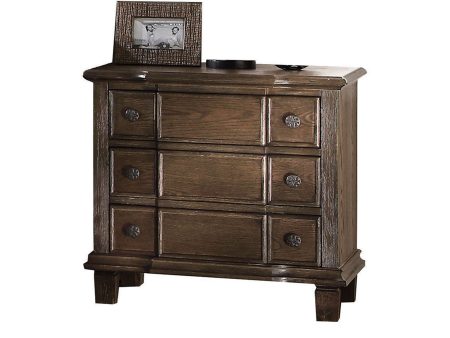 Baudouin - Weathered Nightstand - Oak Online