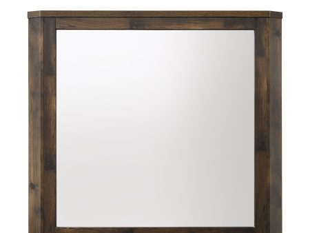 Elettra - Rustic Mirror - Walnut Fashion