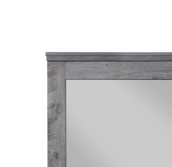 Vidalia - Rustic Mirror - Gray   Oak Discount