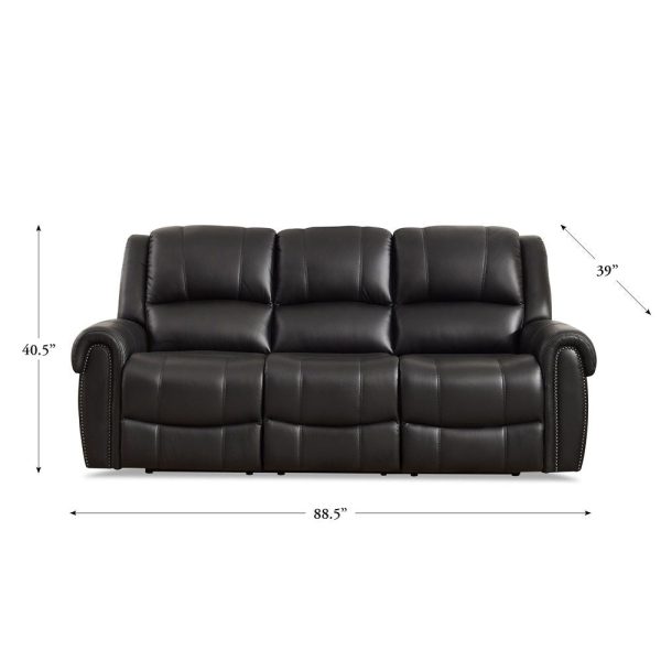 Marco - Power Zero Gravity Reclining Sofa - Black For Sale