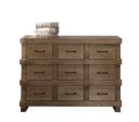 Adams - Anqtique Dresser - Brown Oak Supply