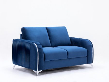 Wenona - Velvet Loveseat Online Sale