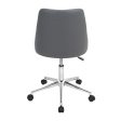 Marche - Contemporary Adjustable Office Chair With Swivel - Gray Online