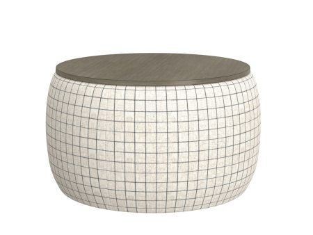 Revel - Storage Ottoman - White Discount