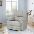 Wide - Faux Leather Manual Swivel Standard Recliner Supply