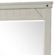 Industrial Farmhouse Mirror - White Discount