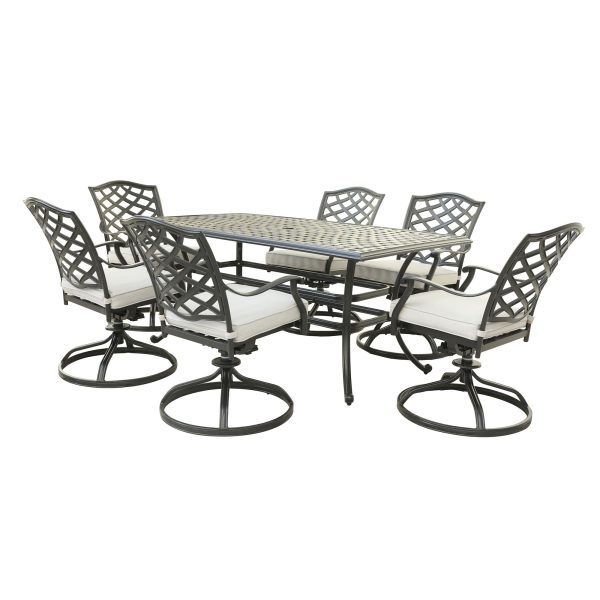 Aluminum Rectangular Dining Set on Sale