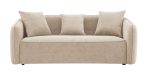 Keith - Chenille Sofa With 3 Matching Color Toss Pillows Online Sale