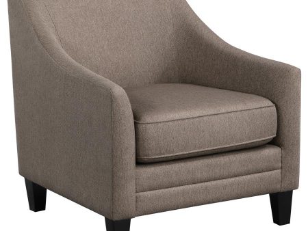 Liam - Upholstered Sloped Arm Accent Club Chair Online now