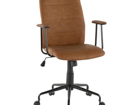 Fredrick - Contemporary Office Chair - Brown Online Sale