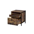 Juvanth - Rustic Nightstand - Oak Online Sale