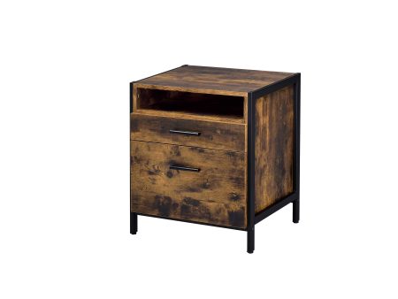 Juvanth - Rustic Nightstand - Oak Online Sale