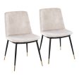 Wanda - Contemporary Chair (Set of 2) - Black   Beige Supply