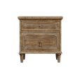 Ludin - 2 Drawer Nightstand - Taupe For Sale