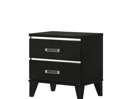 Chelsie - Nightstand - Black Hot on Sale