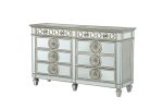 Varian - Mirrored Dresser - Silver Online Sale