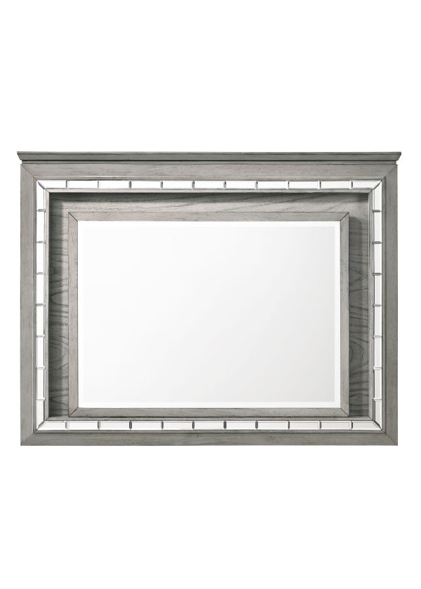 Antares - Mirror With LED - Light Gray Hot on Sale