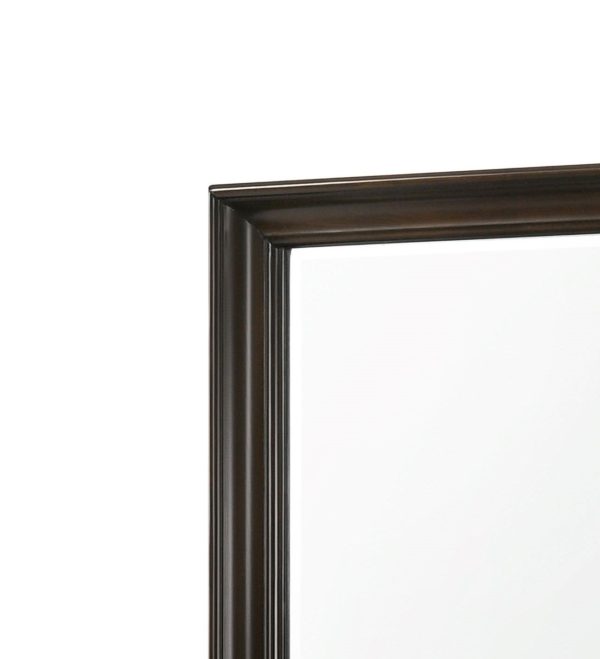 Merlot - Square Mirror - Mahogany Online Sale