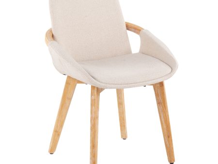 Cosmo - Mid-Century Chair - Natural   Cream Supply