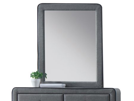 Valda - Mirror - Light Gray Discount