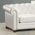 Aliso - Leather Sofa - Creamy White Online