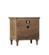 Ludin - 2 Drawer Nightstand - Taupe For Sale