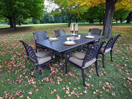 Rectangular 6 Person 85.83  Long Dining Set With Cushions on Sale