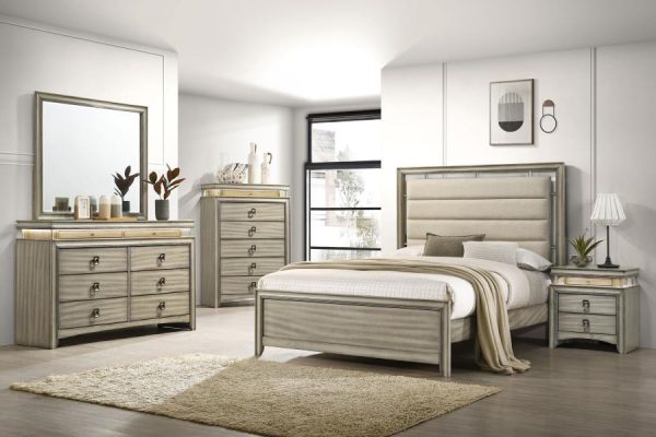 Giselle - Wood Panel Bed Discount