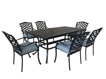 Aluminum Rectangular Dining Set on Sale