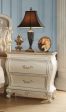 Chantelle - Nightstand With Granite Top - White Online Hot Sale