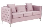 Bayberry - Velvet Sofa With 3 Pillows For Sale