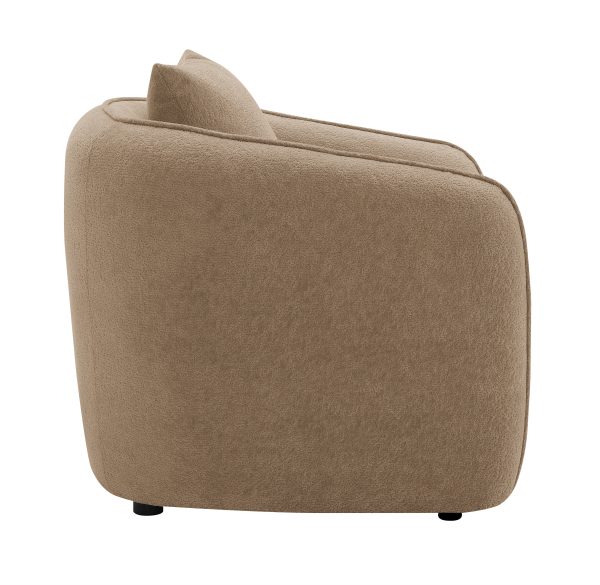 Keith - Chenille Chair With 1 Matching Color Toss Pillows on Sale