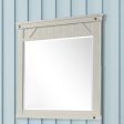 Industrial Farmhouse Mirror - White Discount