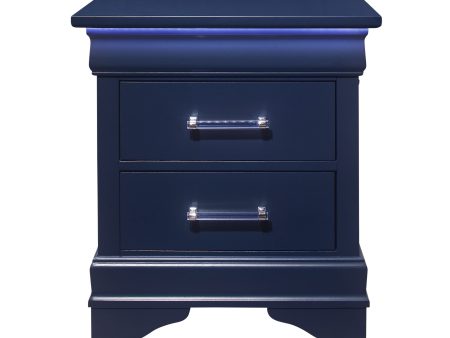 Charlston - Nightstand With LED Online Hot Sale